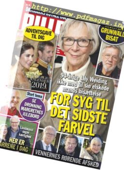 Billed-Bladet – 29 november 2018
