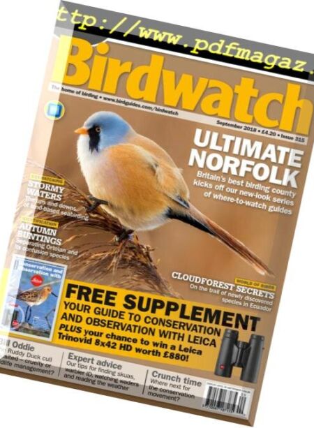 Birdwatch UK – September 2018 Cover