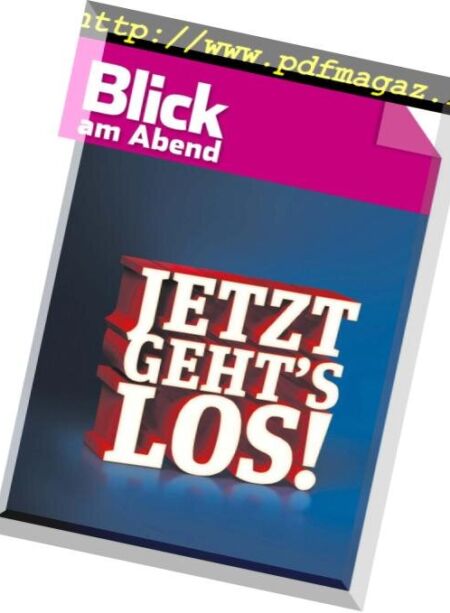 Blick am Abend – 30 November 2018 Cover
