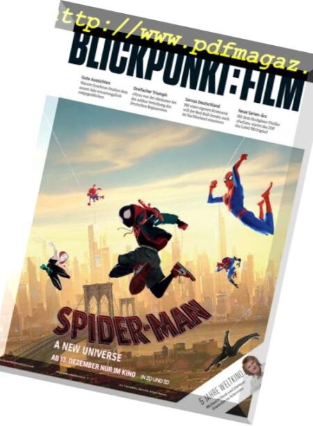Blickpunkt Film – 12 November 2018 Cover
