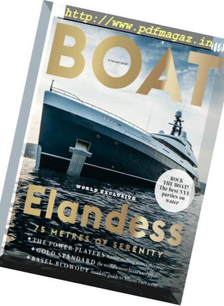 Boat International – December 2018 Cover
