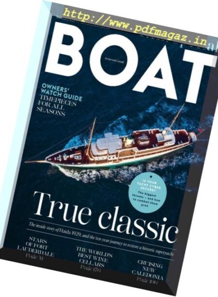 Boat International – November 2018 Cover