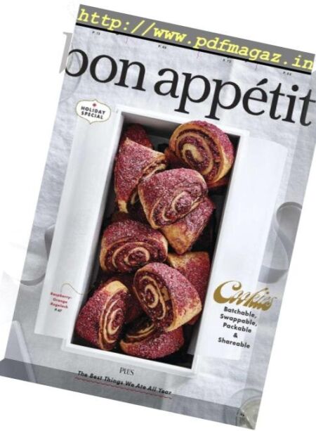 Bon Appetit – December 2018 Cover