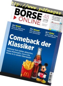 BOrse Online – 29 November 2018