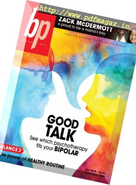 bp Magazine for Bipolar – September 2018 Cover