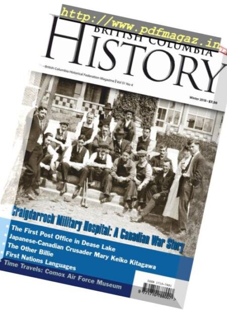 British Columbia History – December 2018 Cover