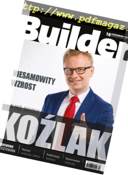 Builder – Pazdziernik 2018 Cover