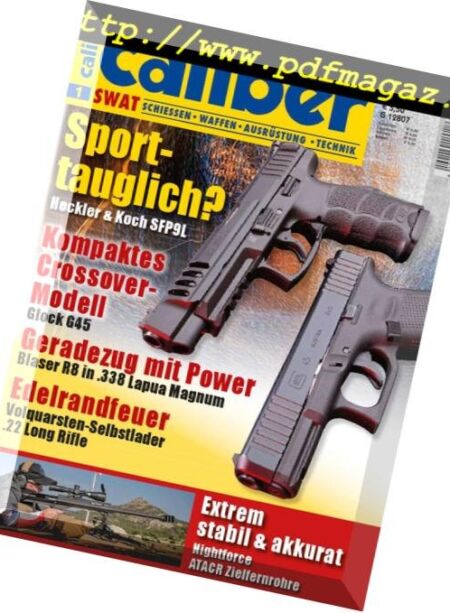 Caliber SWAT Germany – Januar 2019 Cover