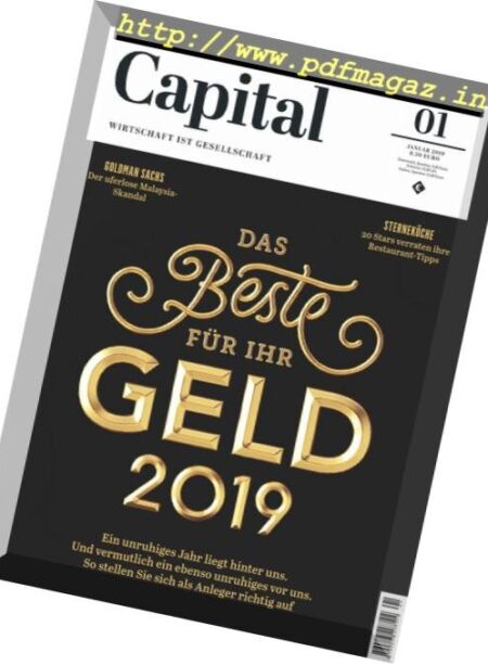 Capital Germany – Januar 2019 Cover