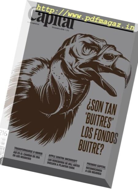 Capital Spain – diciembre 2018 Cover