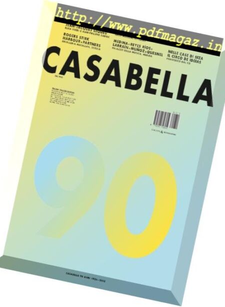 Casabella – Dicembre 2018 Cover