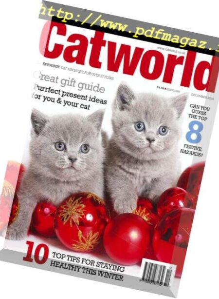 Cat World – December 2018 Cover