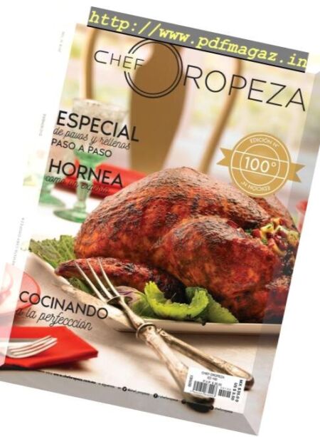 Chef Oropeza – Diciembre 2018 Cover