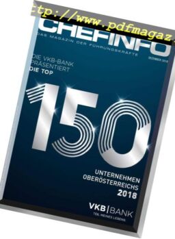 Chefinfo – Dezember 2018