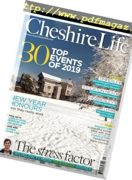 Cheshire Life – January 2019 Cover
