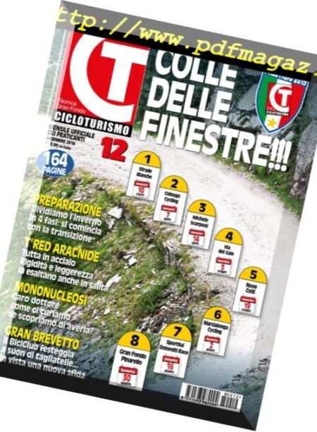 Cicloturismo – Dicembre 2018 Cover