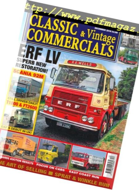 Classic & Vintage Commercials – December 2018 Cover