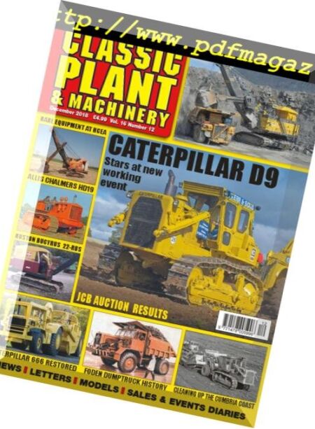 Classic Plant & Machinery – December 2018 Cover