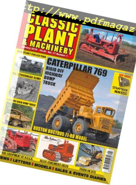 Classic Plant & Machinery – January 2019 Cover