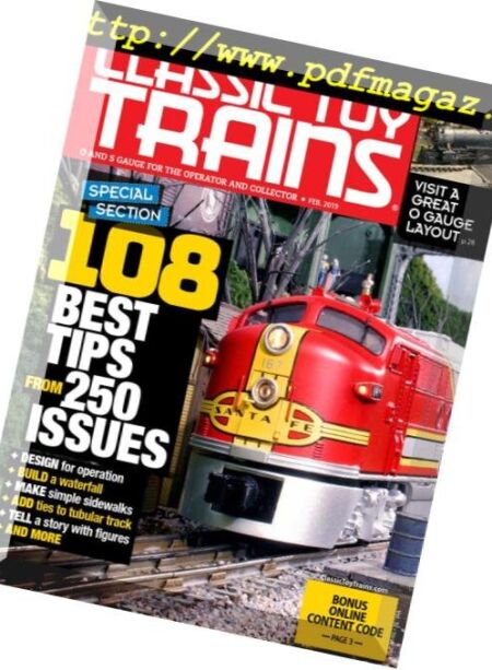 Classic Toy Trains – February 2019 Cover