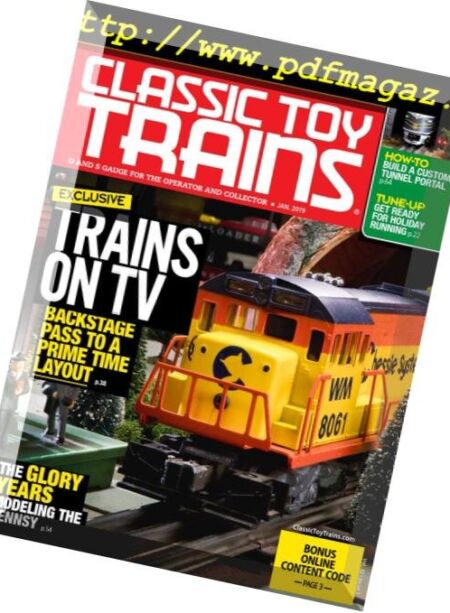 Classic Toy Trains – January 2019 Cover