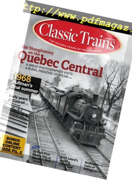 Classic Trains – November 2018 Cover