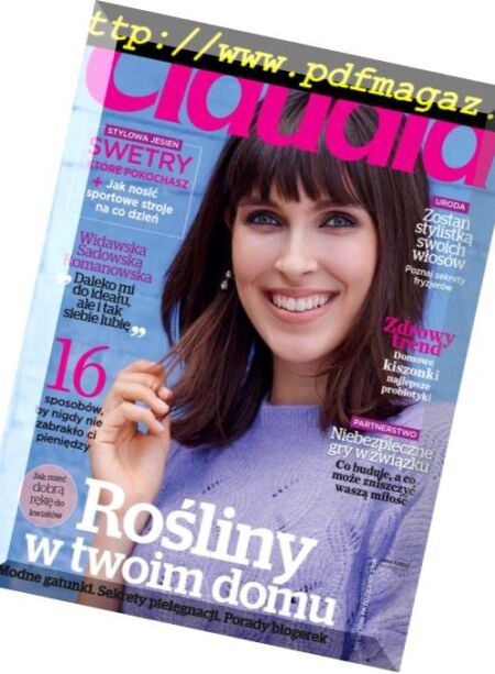 Claudia Poland – Pazdziernik 2018 Cover