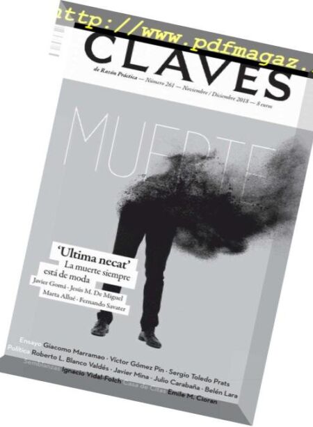 Claves de la Razon Practica – noviembre-diciembre 2018 Cover