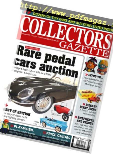 Collectors Gazette – January 2019 Cover
