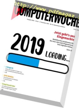 Computerwoche – 17 Dezember 2018