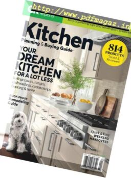 Consumer Reports Kitchen Planning and Buying Guide – January 2019