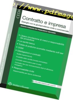 Contratto e Impresa – Dicembre 2018