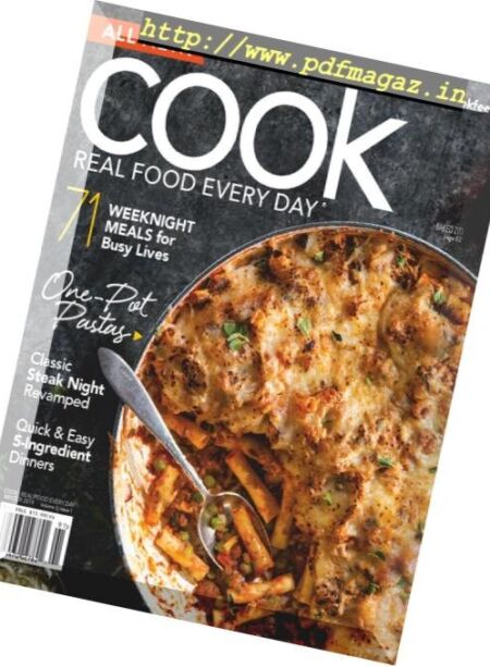 Cook Real Food Every Day – January 2019 Cover