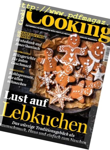 Cooking Austria – 16 November 2018 Cover
