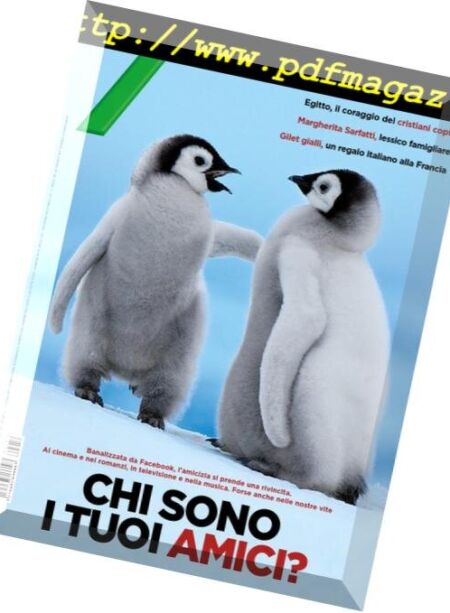 Corriere della Sera Sette – 20 dicembre 2018 Cover