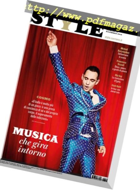 Corriere della Sera Style – dicembre 2018 Cover