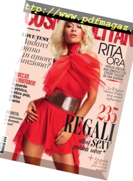 Cosmopolitan Italia – Dicembre 2018 Cover