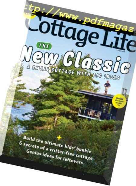 Cottage Life – October 2018 Cover