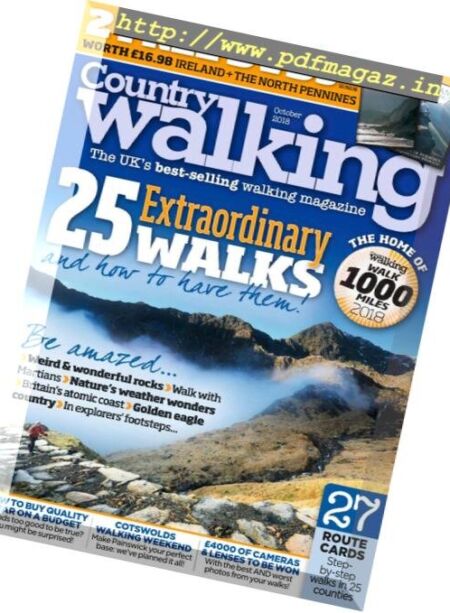 Country Walking – October 2018 Cover