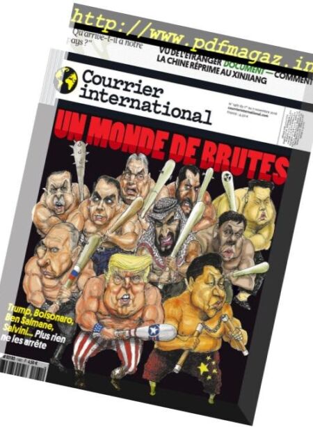 Courrier International – 1 au 7 Novembre 2018 Cover