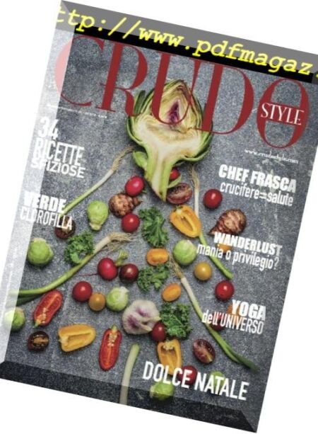 Crudo Style – Dicembre 2018 – Gennaio 2019 Cover