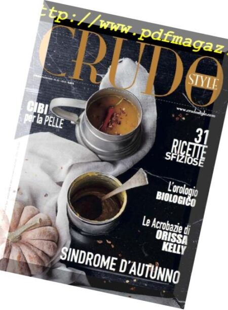 Crudo Style – Ottobre-Novembre 2018 Cover