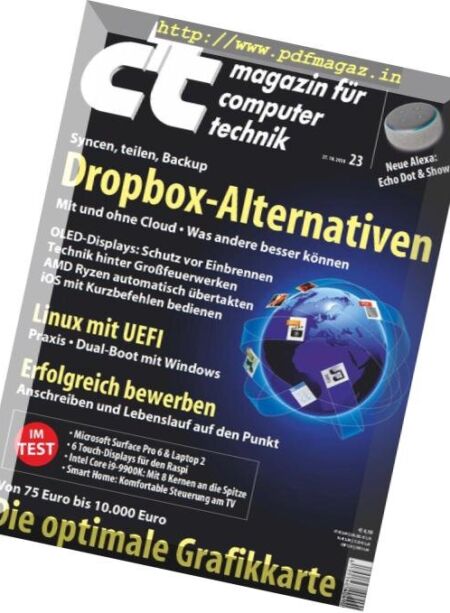 c’t Magazin – 27 Oktober 2018 Cover