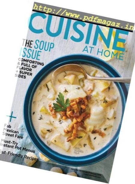 Cuisine at Home – January 2019 Cover
