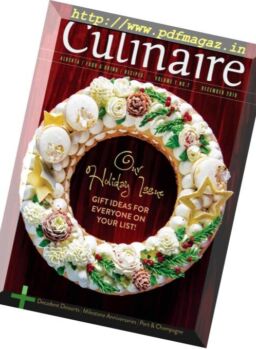 Culinaire Magazine – December 2018