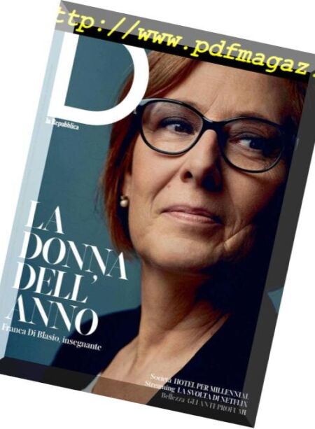 D la Repubblica – 15 Dicembre 2018 Cover