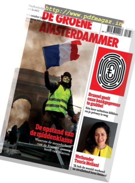 De Groene Amsterdammer – 07 december 2018 Cover