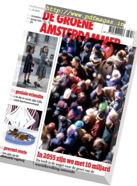 De Groene Amsterdammer – 14 december 2018 Cover
