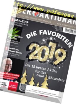 Der Aktionar – 20 Dezember 2018