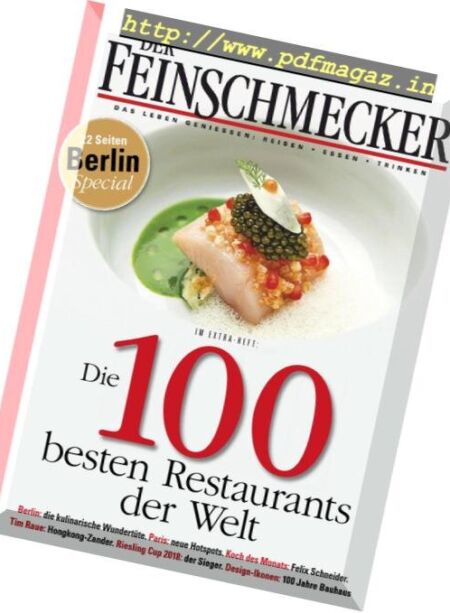 Der Feinschmecker – Februar 2019 Cover